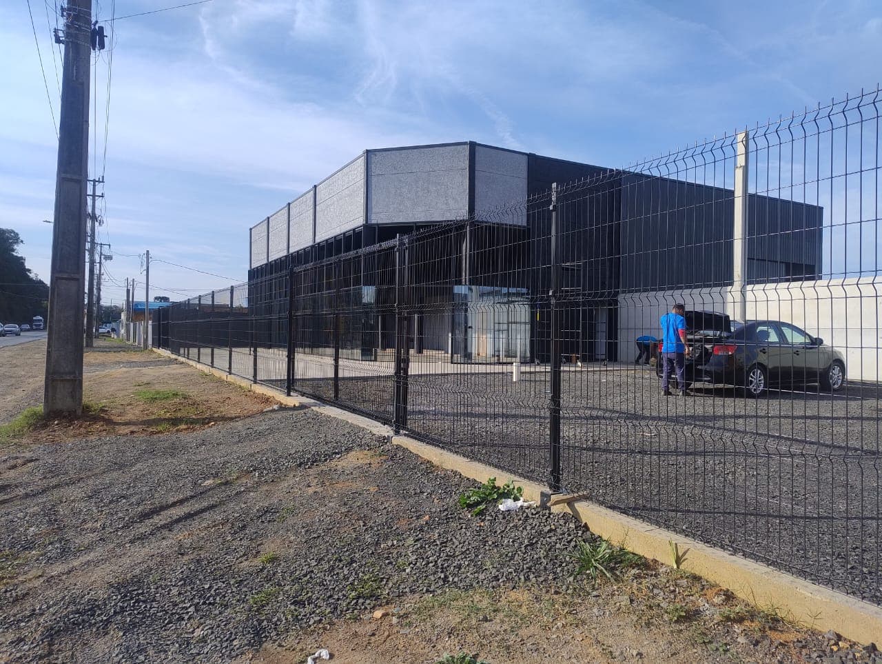 Obra real de Galpões Metálicos Industriais - 2
